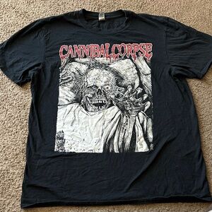 Cannibal Corpse Black Graphic T-Shirt size large